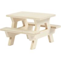 Creativ Company Picknickbank, h: 5,5 cm, l: 8 cm, b: 8 cm, 1 stuk - thumbnail