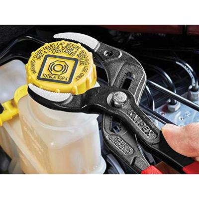 Knipex Sifon- en Connectorentang | 250 mm Lengte | Anti-Slip | Kunststof Bekleed | Zwart Geatramenteerd - 81 01 250 SB
