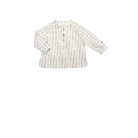 Moodstreet Petit baby gestreepte longsleeve Angel wit - thumbnail
