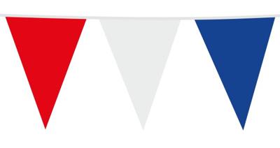 Reuzevlaggenlijn Rood-wit-blauw 10m