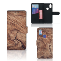 Xiaomi Mi A2 Book Style Case Tree Trunk - thumbnail