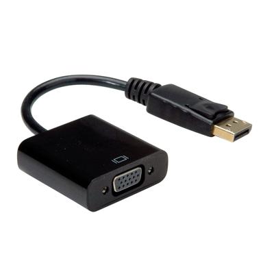 VALUE DisplayPort-VGA Adapter, DP Male - VGA Female, passief VALUE DisplayPort-VGA Adapter, DP Male - VGA Female, passief