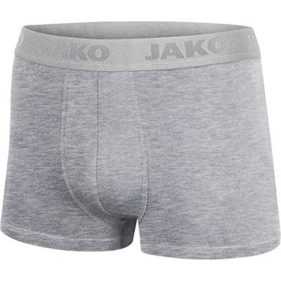 JAKO 6205 Boxershort Premium - 2-Pack - Grijs Gemeleerd - XL
