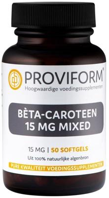 Proviform Betacaroteen 15 Mg Mixed (50sft) Proviform Betacaroteen 15 Mg Mixed (50sft)