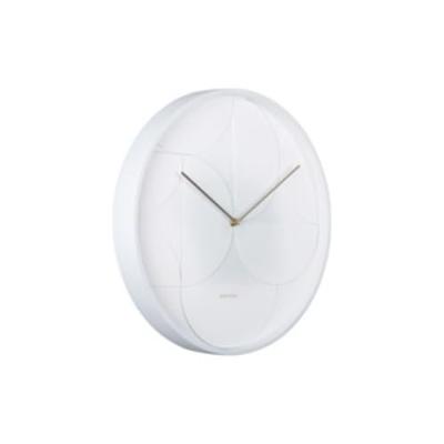 Karlsson Wandklok EchelonCircular wit - Ø 40cm - KA5948WH