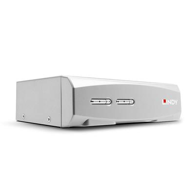 Lindy 39307 KVM-switch Zilver Lindy 39307 KVM-switch Zilver
