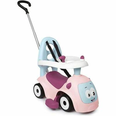 Maestro 3-in-1 duw- en loopauto - roze