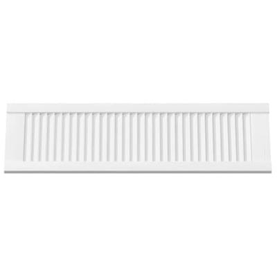 Kastdeuren louvredesign 4 st 99x29,5 cm wit
