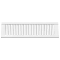 Kastdeuren louvredesign 4 st 99x29,5 cm wit - thumbnail