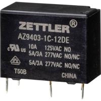 Zettler Electronics AZ9403-1C-12DE Powerrelais 12 V/DC 5 A 1 stuk(s) - thumbnail
