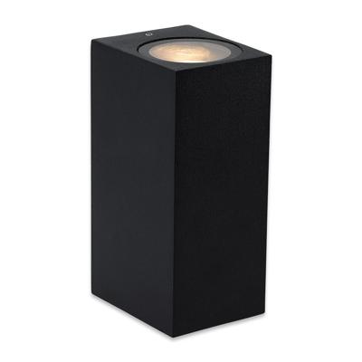 LED-wandlamp Lido zwart GU10 Up-Down inclusief GU10-spots