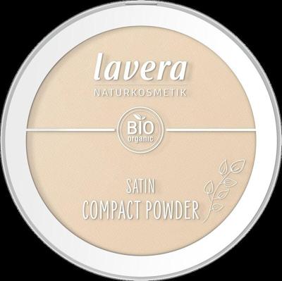 Lavera Satin compact powder medium 02 9.5 Gram