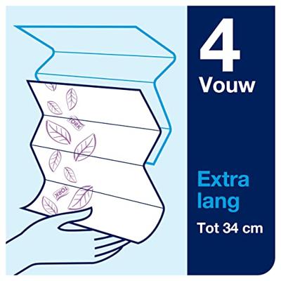 Handdoek tork h2 premium 2laags 212x340mm 600297