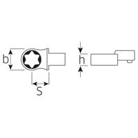 Stahlwille Insteekgereedschap | sleutelwijdte E18 14 x 18 mm | chroom-legering-staal | chroom-vanadium | 1 stuk - 58294018 58294018 - thumbnail