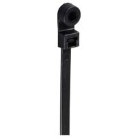 TRU COMPONENTS TC-12814176 Kabelbinder 400 mm 7.6 mm Zwart Met schroefsokkel, UV-bestendig 100 stuk(s) - thumbnail