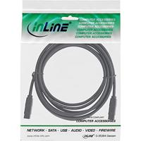 InLine 39903 Firewire kabel, IEEE1394 9-polige stekker/stekker, zwart, 3m - thumbnail