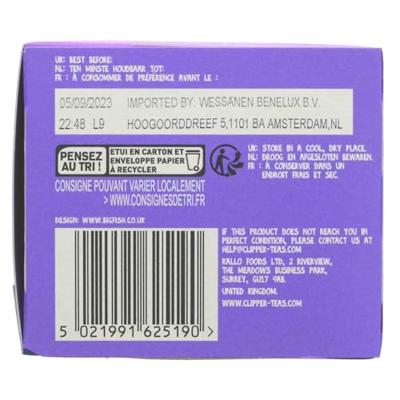 Thee clipper infusion berry burst bio 25 zakjes Thee clipper infusion berry burst bio 25 zakjes