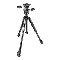 Manfrotto MK190X3-3W1 aluminium statiefkit - thumbnail