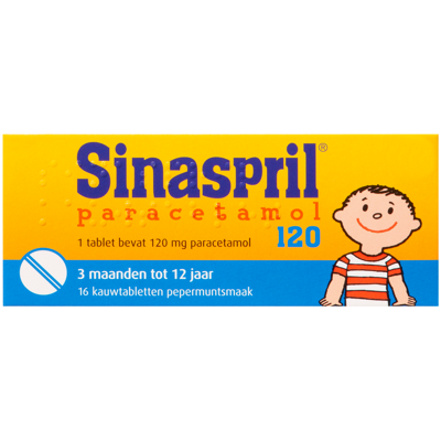 Sinaspril Paracetamol Tabletten 120mg Sinaspril Paracetamol Tabletten 120mg