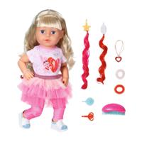 Zapf Creation Baby Born Carla 43 cm + Haaraccessoires - thumbnail