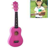 HM100 21 inch Basswood Ukulele kinderen verlichting muziekinstrument (Magenta) - thumbnail