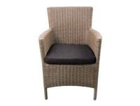 Diana Dining Stoel Incl Handgreep Kobo Half Rond Wicker OWN - Own - thumbnail