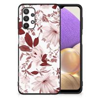Kleurrijke Telefoonhoesje Samsung Galaxy A32 5G Watercolor Flowers - thumbnail
