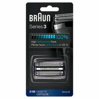 Braun cassette zwart series 3 Scheerhoofden Zilver - thumbnail