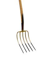 Mestvork 5 tanden houten steel 130 cm en stift verbinding - thumbnail