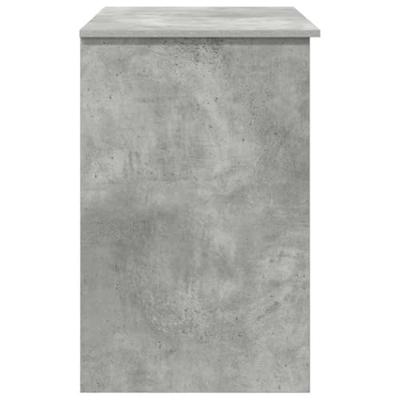 Bureau met lade Betongrijs 90 x 49.5 x 75 cm Bewerkt hout