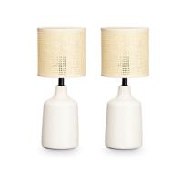 Bureaulamp Gift Decor Wit 60 W 2 Stuks - thumbnail