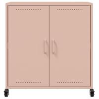 Dressoir 68,5x39x72 cm staal roze - thumbnail