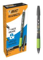 Gelschrijver bic gelocity illusion m zwart | 12 stuks - thumbnail