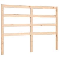 Bedframe met hoofdbord massief hout - thumbnail