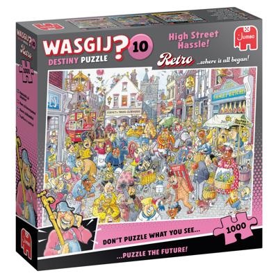 Jumbo Wasgij Retro Destiny 10 puzzel Chaos in de winkelstraat - 1000 stukjes
