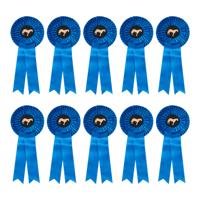 Rozetten (per 10 stuks) blauw - thumbnail