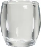 Bolsius theelichthouder rond glas 7.7x7.2cm transparant - thumbnail
