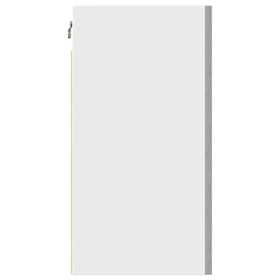 Hangkast 50x31x60 cm bewerkt hout betongrijs