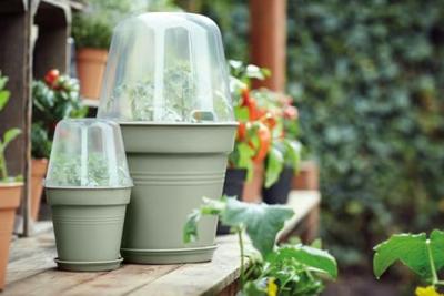 Elho Green Basics Kweekpot Steengroen Ø15cm - thumbnail