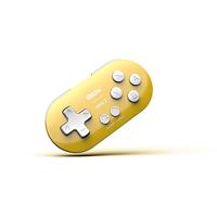 8Bitdo Zero 2 Mini Bluetooth Gamepad (Yellow) - thumbnail