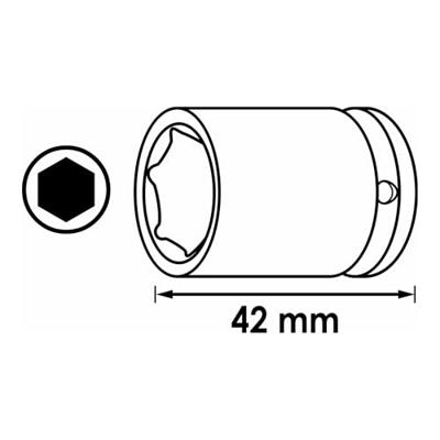 Vigor V5550S Kracht-dopsleutelinzetset 1/2 (12.5 mm) 13-delig