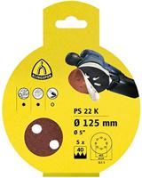 Klingspor Schuurpad met klitbevestiging | GLS 3 150 mm korreling 100 | voor hout / metaal korund | Gatenaantal 6 | 50 stuks - 97072 97072 - thumbnail