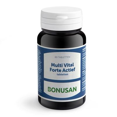Bonusan Multi Vital Forte Actief Tabletten 60st