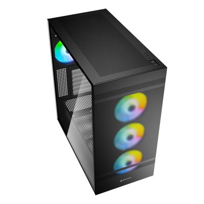 Sharkoon Rebel C50 Black RGB midi tower behuizing