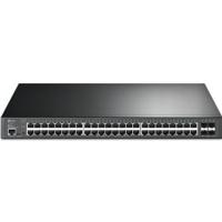 TP-Link TL-SG3452XP netwerk-switch Managed L2+ Gigabit Ethernet (10/100/1000) Power over Ethernet (PoE) 1U Zwart - thumbnail