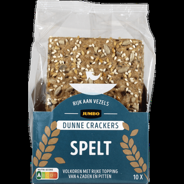 Jumbo Dunne Crackers Spelt 10 Stuks 175 g
