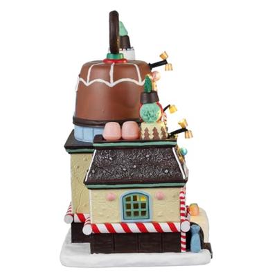 Lemax the merry mint! sweet shop verlicht kersthuisje Sugar &apos;N&apos; Spice 2025