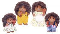 Set Poppen Sylvanian Families 4018 Family Herisson 4 Onderdelen - thumbnail