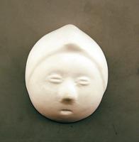 Powertex • gips gezicht rond - thumbnail