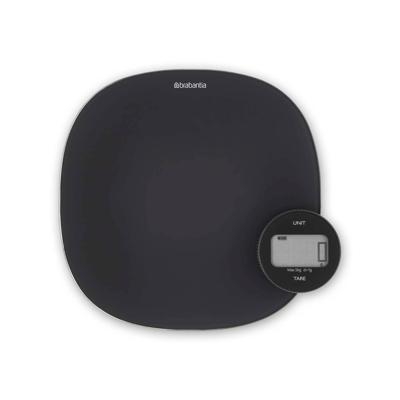 Brabantia tasty+ keukenweegschaal met dynamo dark grey